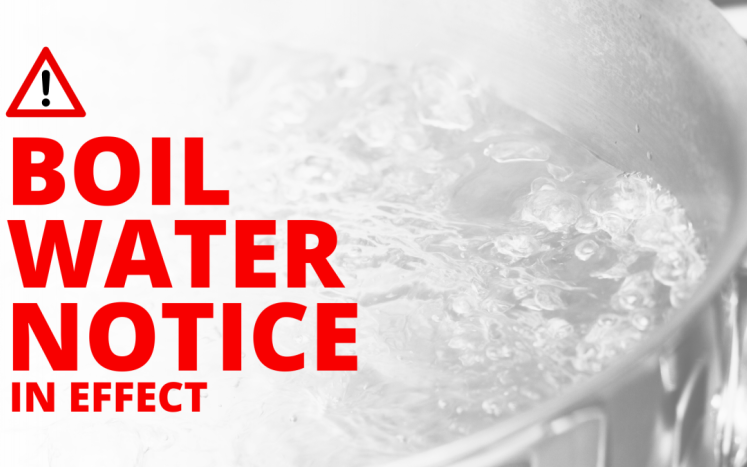 Boil water notice in effect