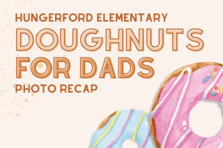 Hungerford Elementary Doughnuts for Dads Photo Recap 