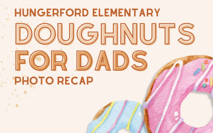 Hungerford Elementary Doughnuts for Dads Photo Recap 